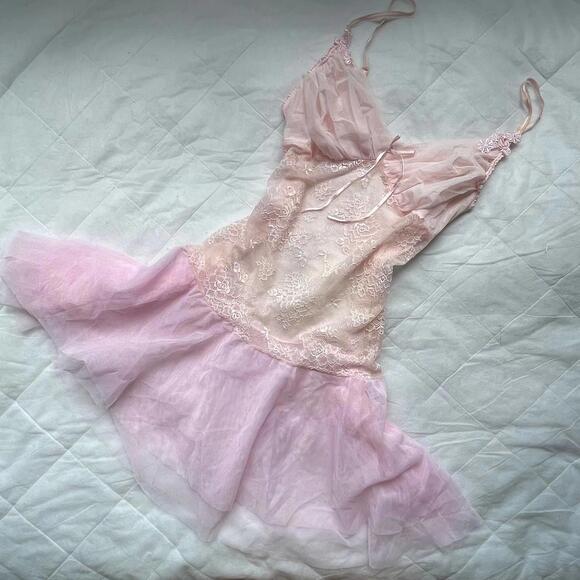 extravagantly vintage fidelia ballet slip dress - Picture 3 of 6